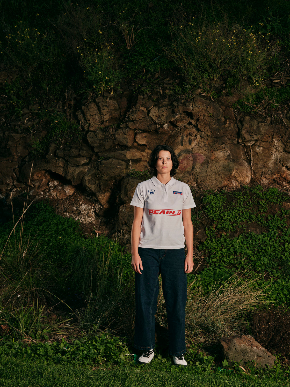 RALLY FEMME POLO WHITE