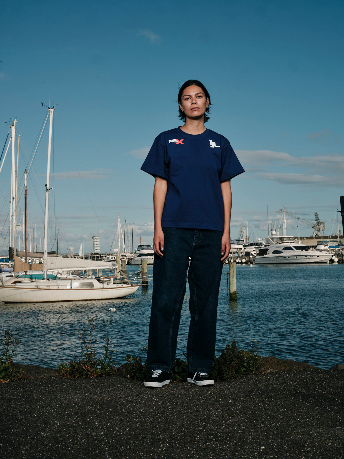 KEEL TEE DEEP BLUE