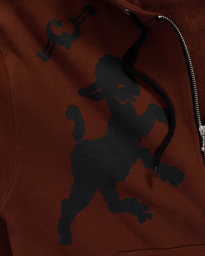 PAGAN ZIP HOOD BROWN (NEW SOFT CUT)