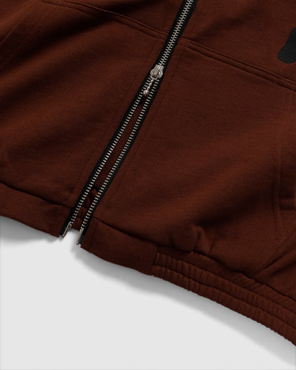 PAGAN ZIP HOOD BROWN (NEW SOFT CUT)