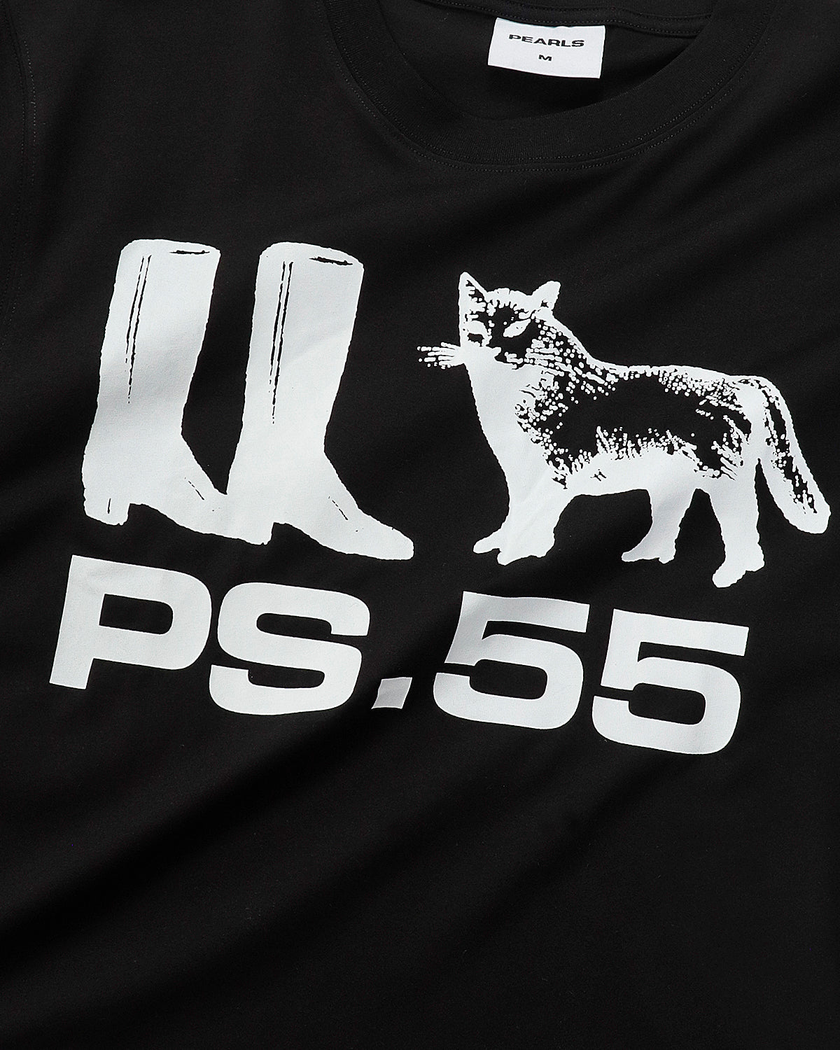 PUSS IN BOOTS TEE BLACK