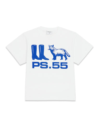 PUSS IN BOOTS TEE WHITE