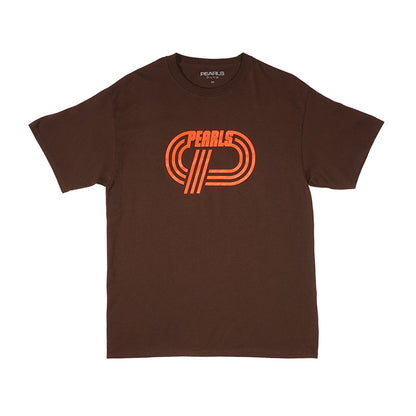 TRACK TEE DARK CHOCOLATE (RED)