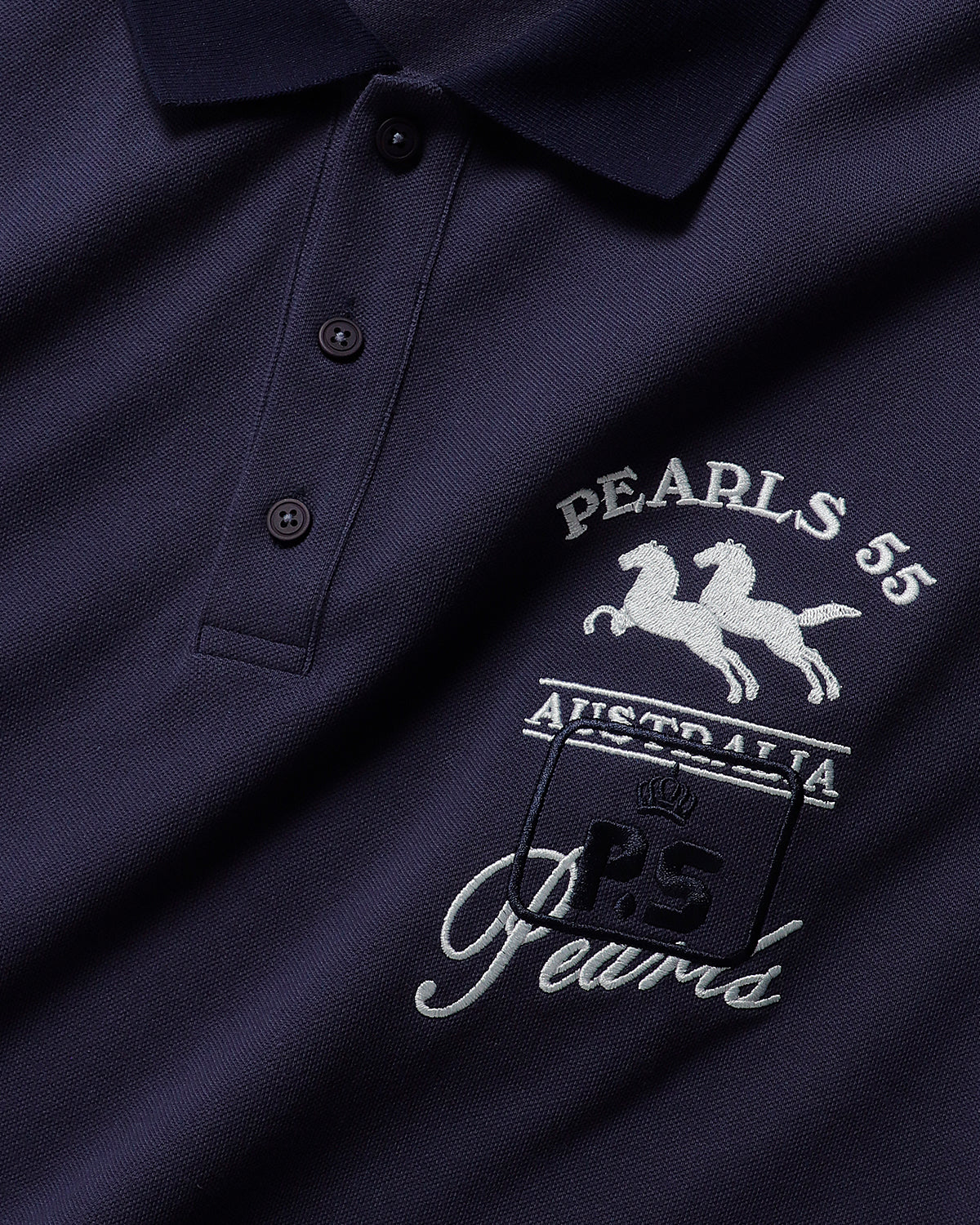 SADDLE FEMME POLO NAVY
