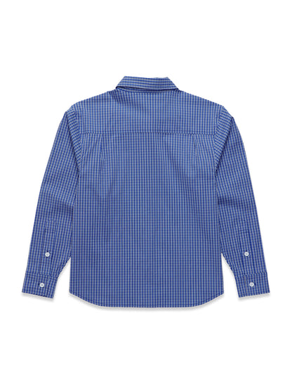 SADDLE SHIRT BLUE CHECK